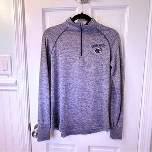 Source Unknown Gray Athletic Sweatshirt with Mock Neck
